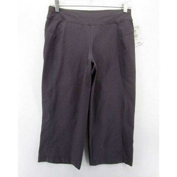 LL Bean Pants XS Petites Fitness Crop Wide Leg Stretch Pull On NEW - Picture 1 of 10
